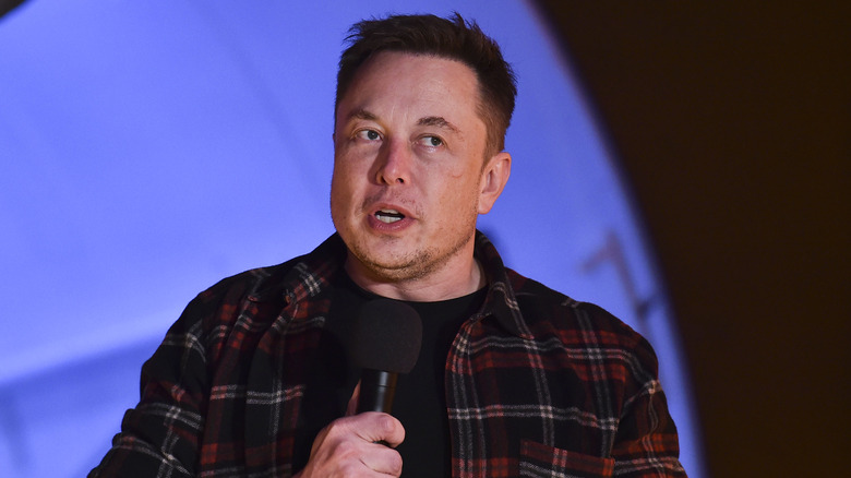 Elon Musk speaking 