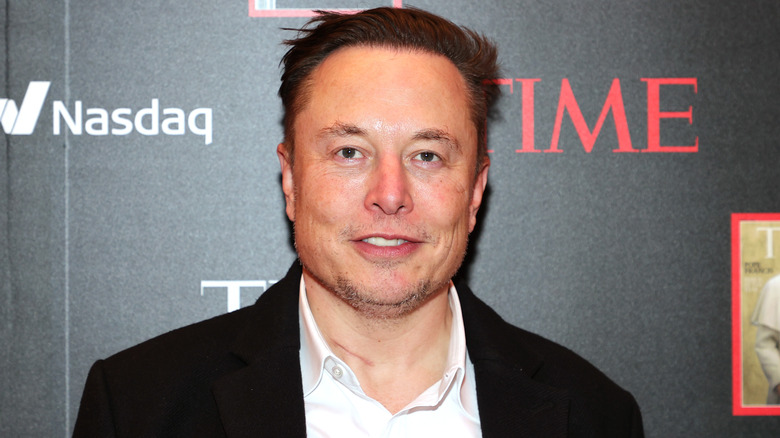 Elon Musk smiling 