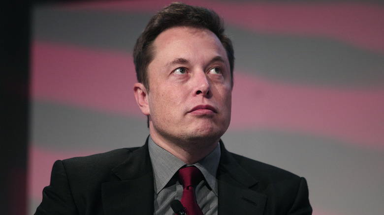 Elon Musk frowning 