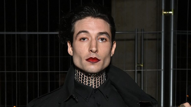 Ezra Miller posing