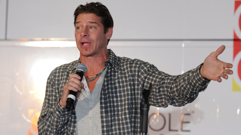 Ty Pennington speaking at the Grand Opening Of Seminole Casino Coconut Creek