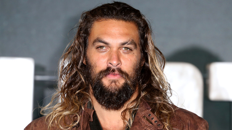 Jason Momoa on a 2023 red carpet