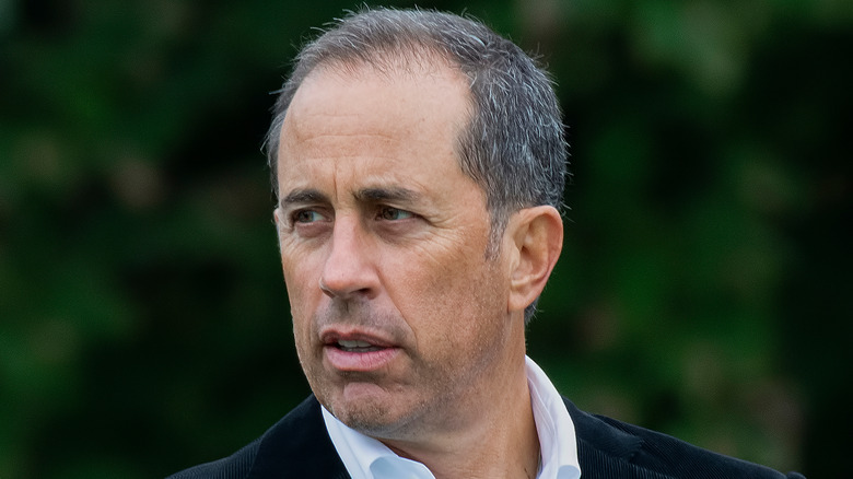Jerry Seinfeld looking annoyed