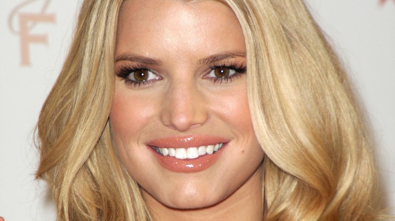 Jessica Simpson smiling