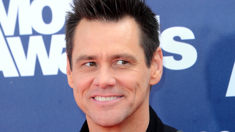 Jim Carrey smiling