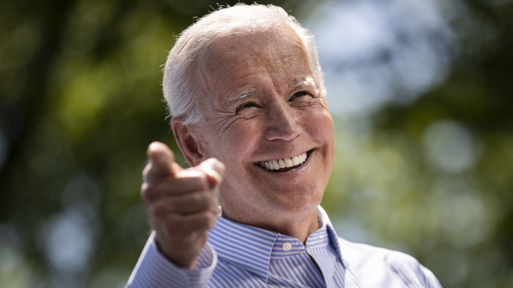 Joe Biden pointing