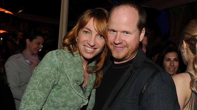Kai Cole and Joss Whedon smiling