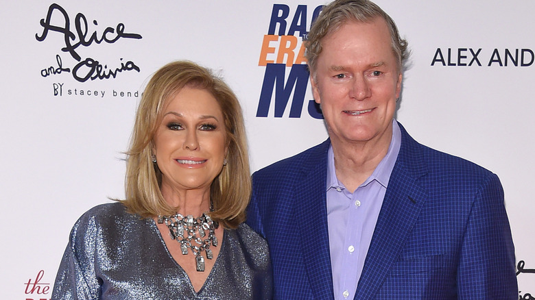Kathy and Rick Hilton at an event, smiling