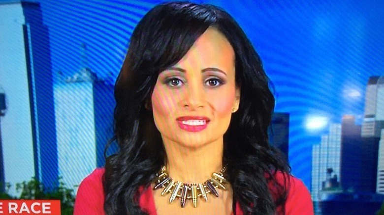 Katrina Pierson wearing bullet necklace on CNN