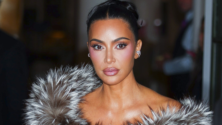 Kim Kardashian posing closeup