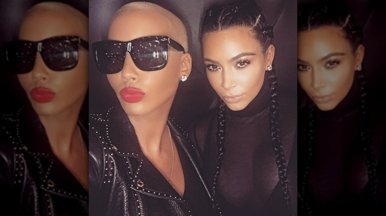 Kim Kardashian selfie with Amber Rose