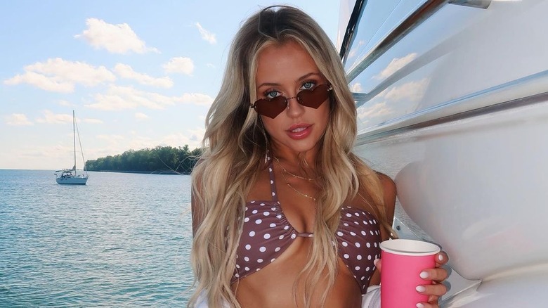 Jessica Lord holding cup