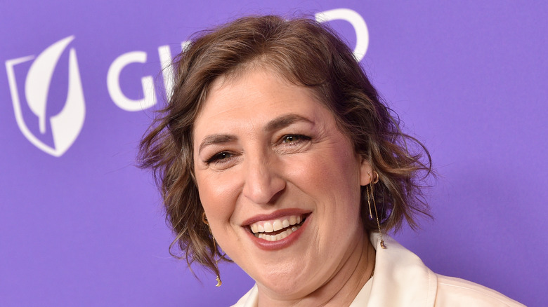 Mayim Bialik laughing