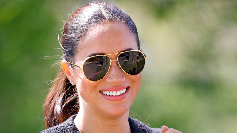 Meghan Markle, smiling