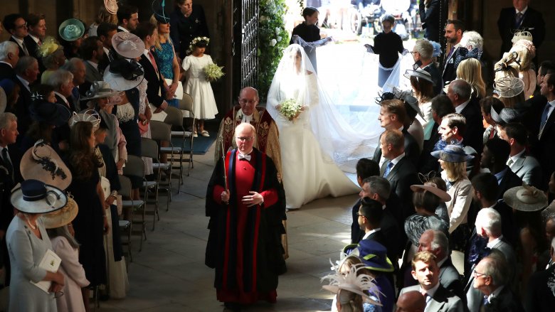 Meghan Markle on her wedding day