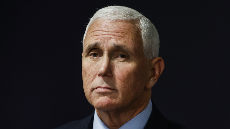 Mike Pence frowning