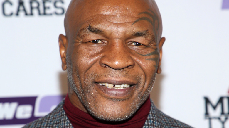 Mike Tyson smiling 