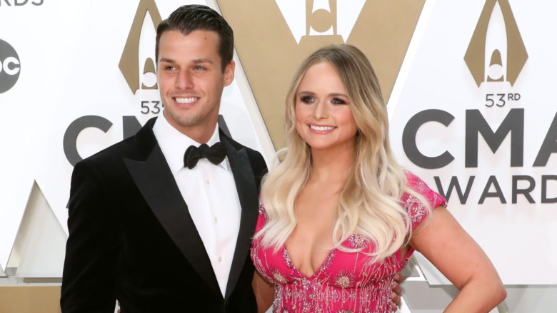 Brendan McLoughlin and Miranda Lambert posing