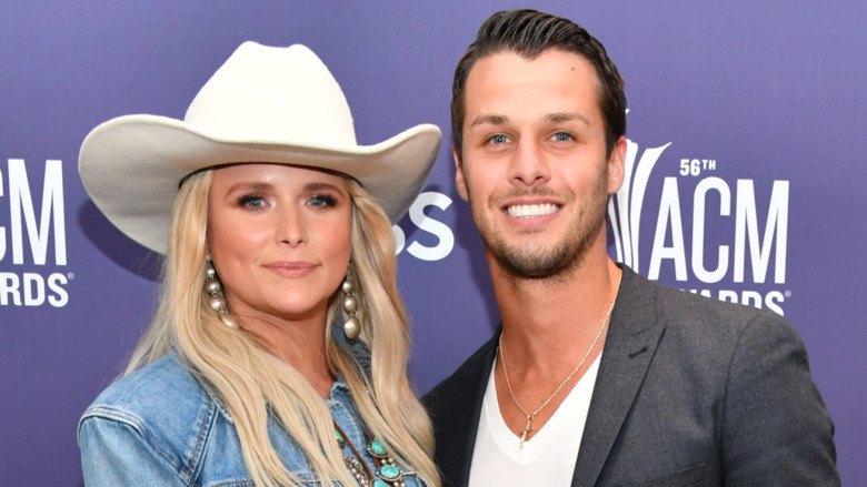 Miranda Lambert and Brendan McLoughlin posing
