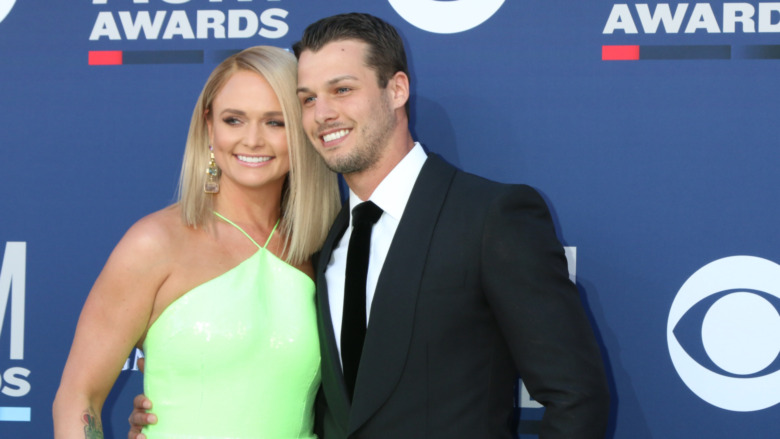Miranda Lambert and Brendan McLoughlin posing