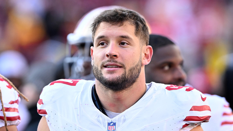 Nick Bosa is all smiles