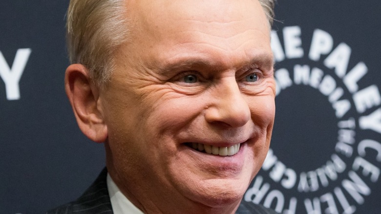 A closeup of Pat Sajak