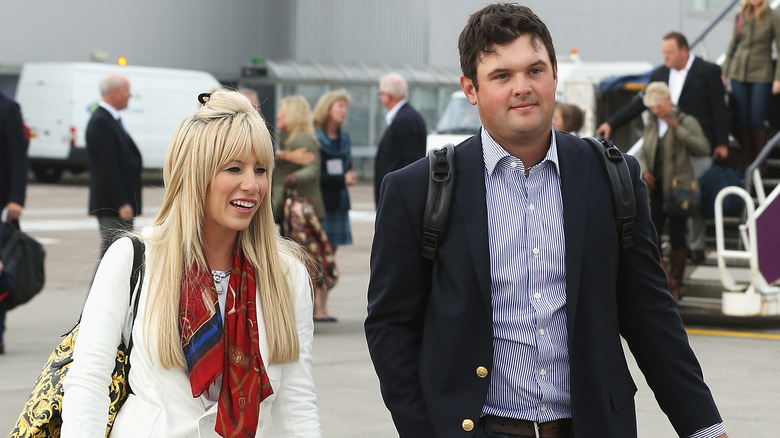 Justine Reed, Patrick Reed, walking together