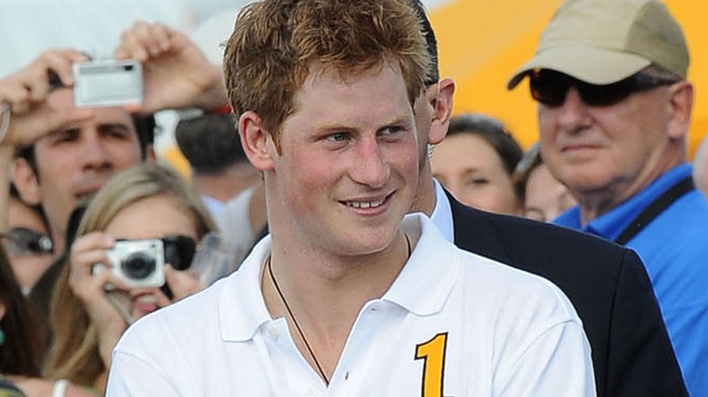 Prince Harry posing