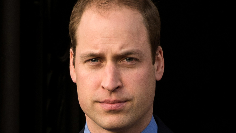 Prince William looking at camera