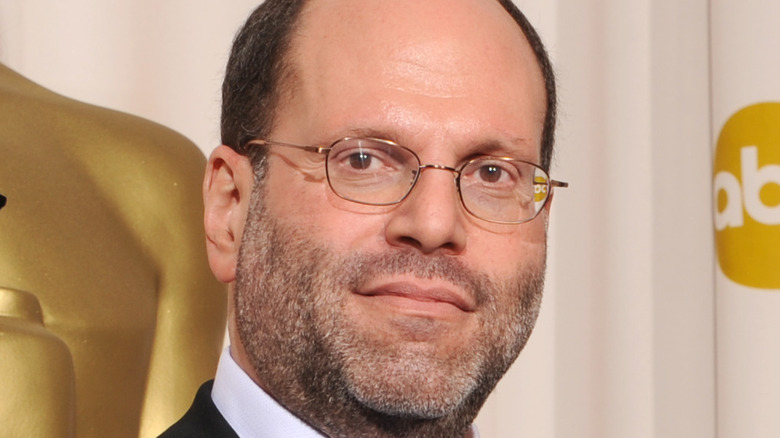 Scott Rudin looking at camera