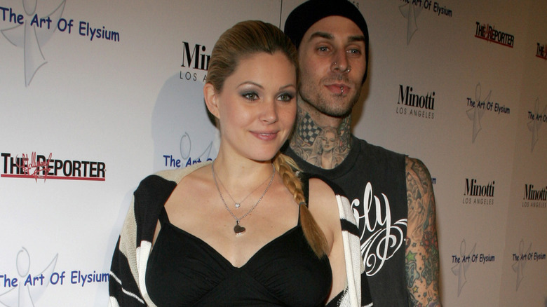 Shanna Moakler with Travis Barker