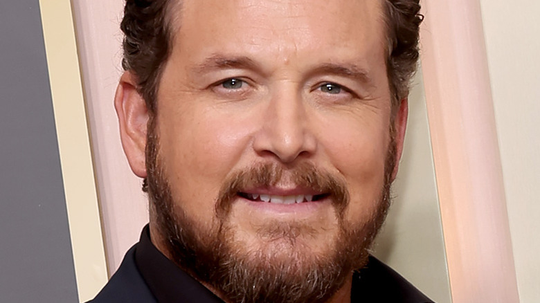Cole Hauser posing for cameras