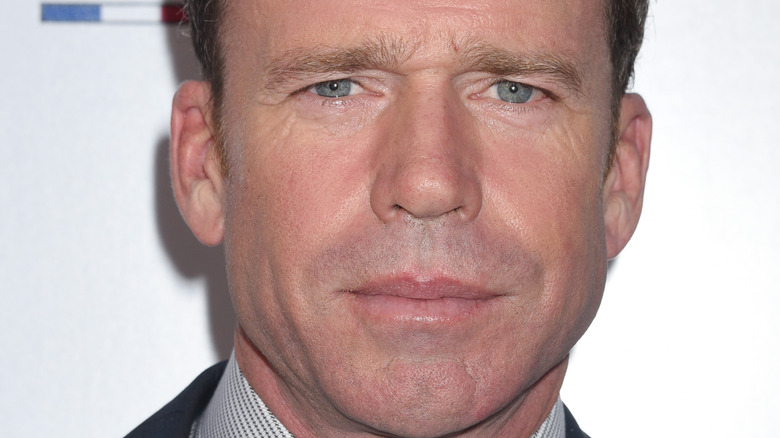 Taylor Sheridan posing for cameras