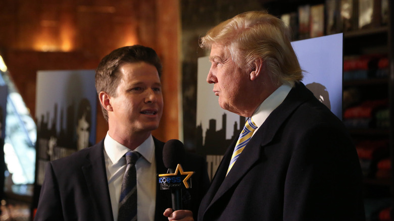 Billy Bush interviewing Donald Trump