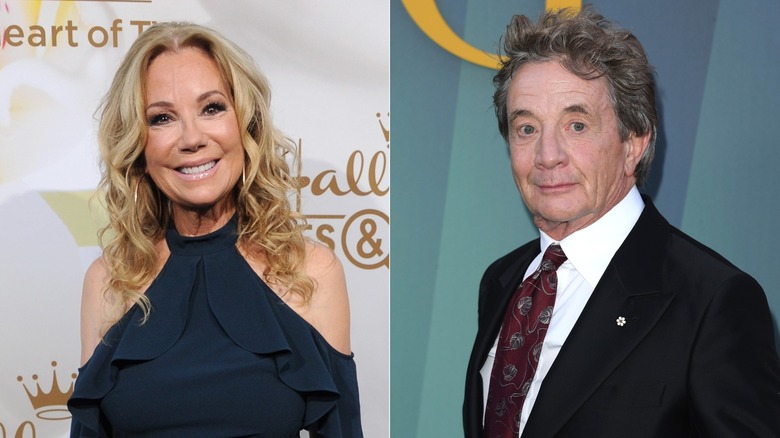 Split image of Kathie Lee Gifford and Martin Short