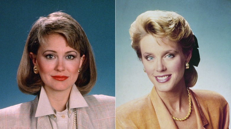 Split image of Jane Pauley and Deborah Norville