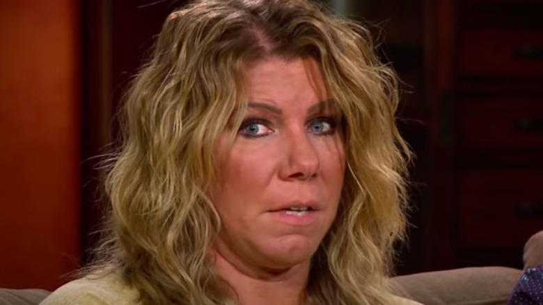 Meri Brown on "Sister Wives" looking upset