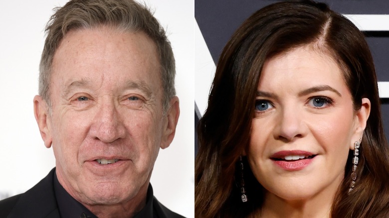 A side by side of Tim Allen and Casey Wilson