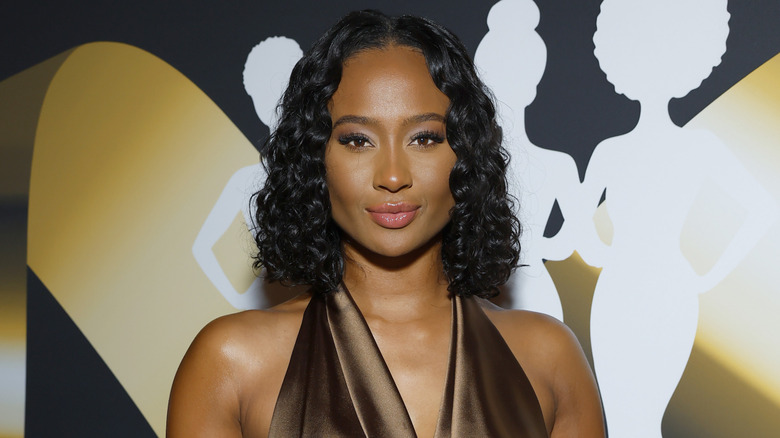 Kayla Nicole posing on the red carpet