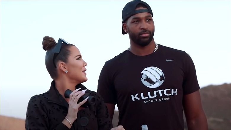 Khloé Kardashian and Tristan Thompson