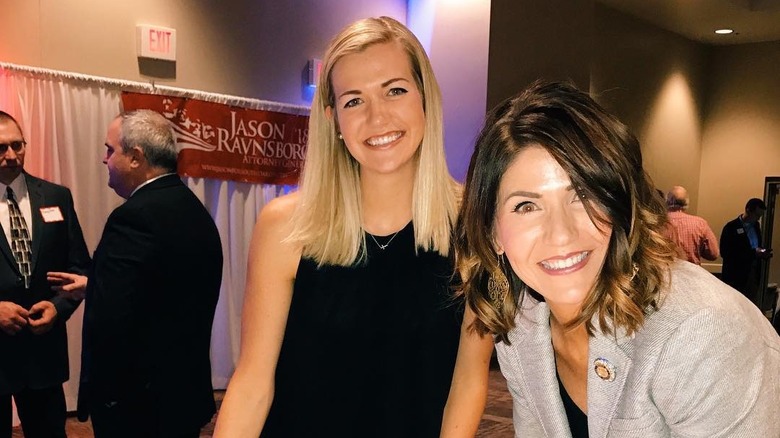 Kassidy and Kristi Noem smiling