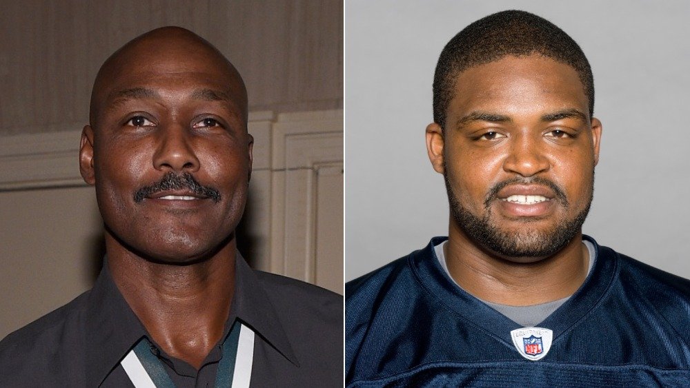 Karl Malone and Demetrius Bell 
