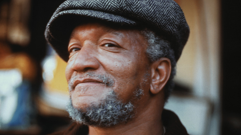 Redd Foxx posing for photoshoot in 1970s