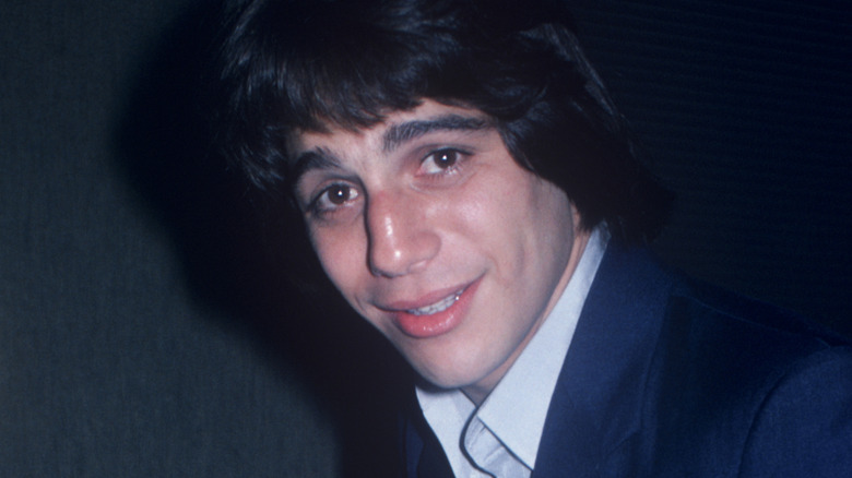 Tony Danza posing for cameras in 1970s