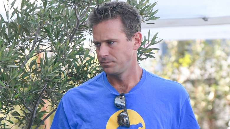 Armie Hammer seen in the Cayman Islands