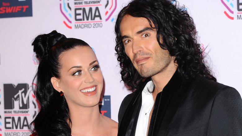 Katy Perry and Russell Brand