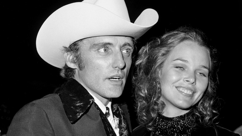 Dennis Hopper and Michelle Phillips
