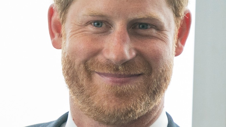 Prince Harry smiling