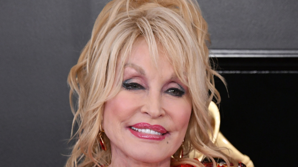 Dolly Parton smiling