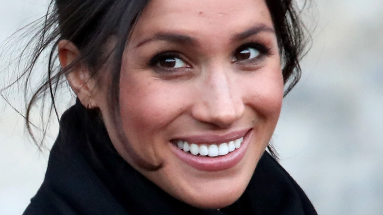 Meghan Markle smiling